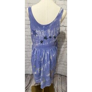 Scoop Jones sleeveless Cotton babydoll Tie dye tank dress medium